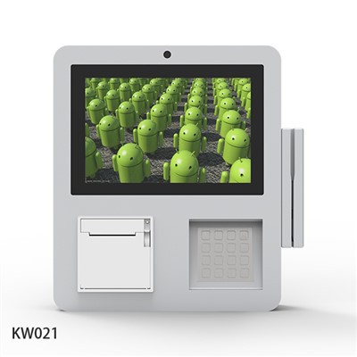 Pembayaran mudah dengan kios yang dipasang di dinding